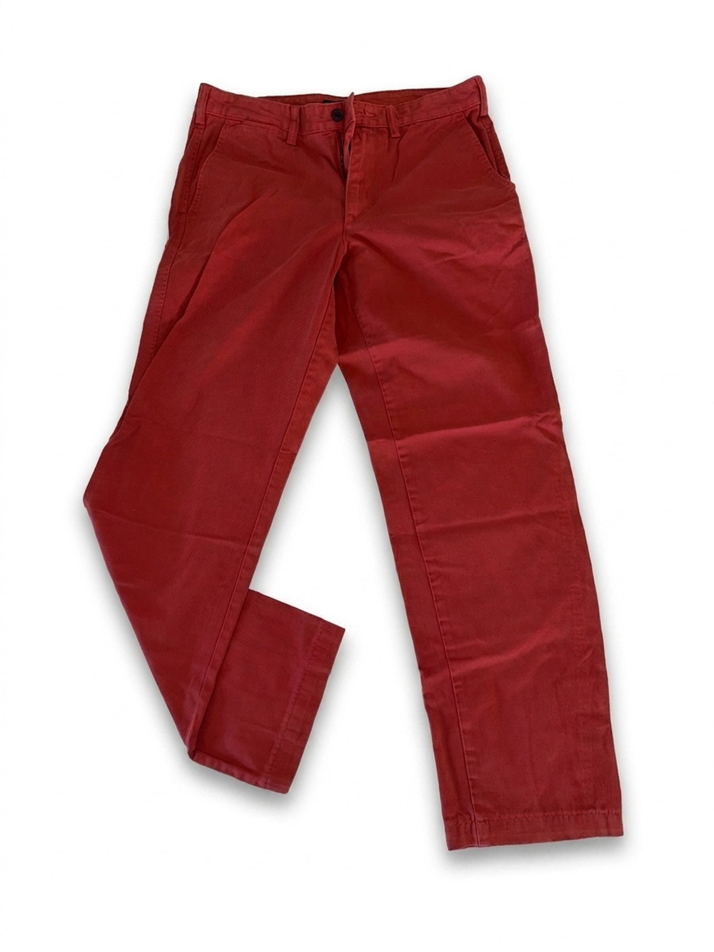 Lands’End Red Jeans | Men's 32W | Classic Five-Pocket Relaxed Fit